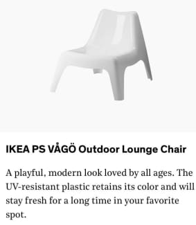 ikea ps 2012 easy chair