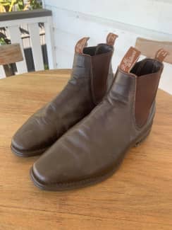 RM Williams Australia authentic brown leather Chelsea work boots 9.5G 10D