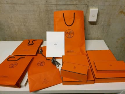 hermes paper bag for sale