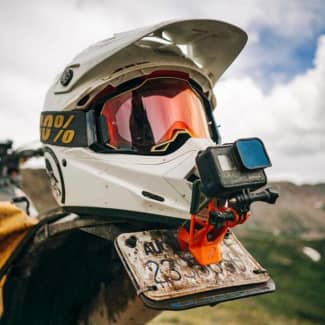 best way to attach gopro to motorcycle helmet