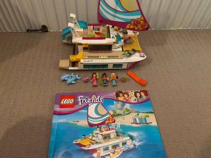 LEGO Friends Set 41317 Sunshine Catamaran Complete Set Toys