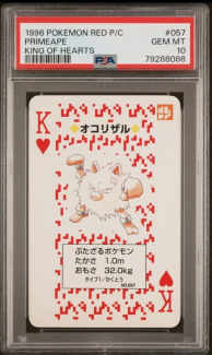 PSA10 1996 Pokemon Poker RED ODDISH Wigglytuff Poker Card Red Deck