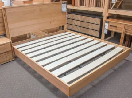 Aurora Floating Bed Frame Fully Solid Australian Hardwood- Made in Mel –  The Acacia Tree