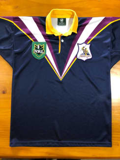 #20 NRL MELBOURNE STORM 2017 SHIRT ISC JERSEY MATCH GAME RUGBY SIZE L