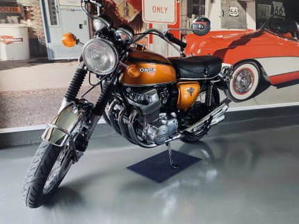 ホンダ70s CB750four ChoppresチョツパーマフラーJunk! オートバイ