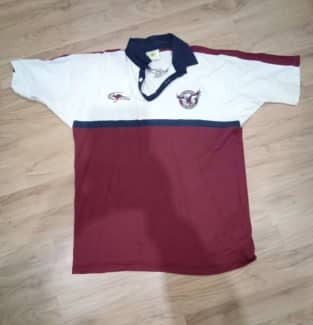 Penrith Panthers 1988 Mens Retro Jersey White/Brown XXL