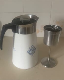 Corningware Blue cornflower stove top coffee pot - household items - by  owner - housewares sale - craigslist