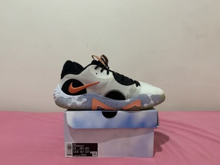 RARE NIKE PG 3 PAUL GEORGE USA White Gold Size 7.5 Basketball Shoes  AO2607-100