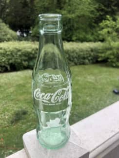 Vintage Coca Cola Coke 32 Oz Large Tumbler Pedestal Glasses Set of 2 