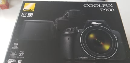 Nikon Coolpix P1000 Digital Camera, Black {16MP} - With Battery, Charger,  Lens Cap, Hood - LN