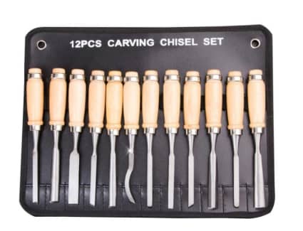12pcs Wood Engraving Tool Kit, Wood Carving Tool, Professional Diy Handmade  Wood Chisel Wood Carving Woodworking For Beginners, Engravers And Artists
