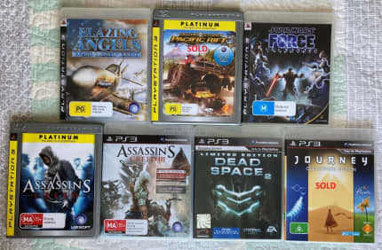 Lot Of 4 Playstation 3 Games Assassin's Creed 1 ,2 &3 And