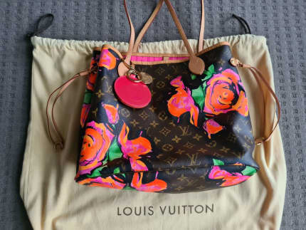 Louis Vuitton Limited Edition Fuchsia Stephen Sprouse Graffiti Neverfull GM  Bag
