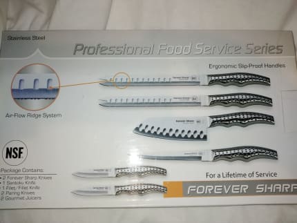 Forever Sharp Classic Series 12 Piece Knife Sets with Juicers 3 Set Lot NIB