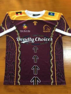 Original Broncos Rugby League Jersey as new condition Size OS, Tops, Gumtree Australia Albury Area - Glenroy