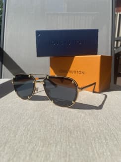 Louis Vuitton LV Waimea L Sunglasses Chocolate Metal. Size E