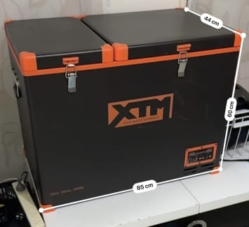 xtm 100l dual zone fridge