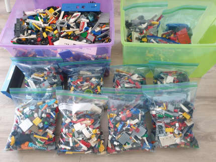 LEGO 1 kg - Mixed Parts - Bricks Plates Mix - 1 kilo, 1 kilogram, 1 kg Bulk  Lot