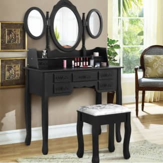dressing table mirror black, Furniture