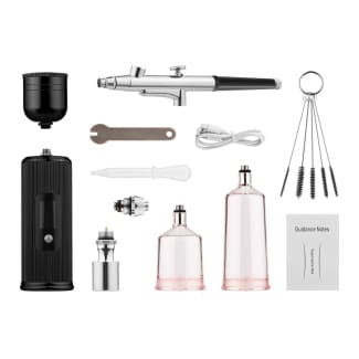 Mini Airbrush Compressor Kit Spray Gun Air Brush Nail Art Tattoo Paint Tool  Set