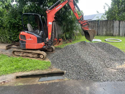 Earthmoving, yard clean ups and concrete
