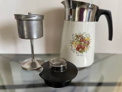 Corning Ware Cornflower 10 cup Percolator Coffee Pot -  Nederland