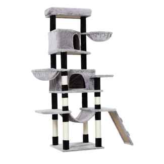 Cat Tree 161cm Tower Scratching Post Scratcher Wood Condo House Play B