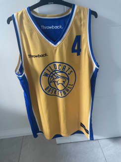 BAPE x Mitchell & Ness Lakers ABC Basketball Authentic JerseyYellow, Tops, Gumtree Australia Darwin City - Fannie Bay