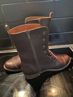 cognac boots size 9