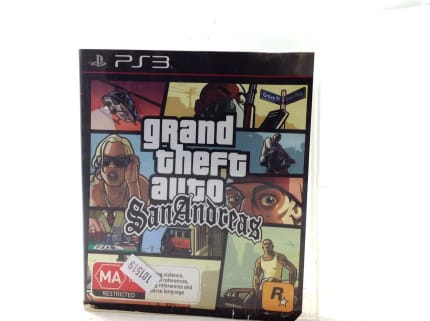 sony grand theft auto san andreas ps3 standard playstation 3