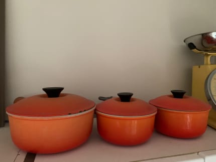 cast iron cookware in Melbourne Region VIC Pots Pans