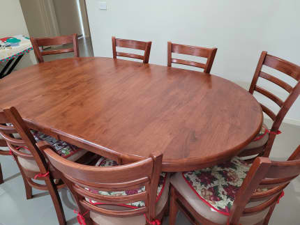 oakleigh dining table with 6 chairs oak