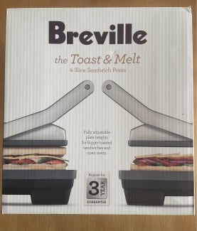 Breville The 4 Slice Toastie Maker In Grey LTS425GRY