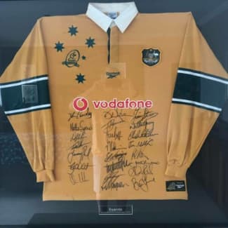 Signed best sale wallabies jersey