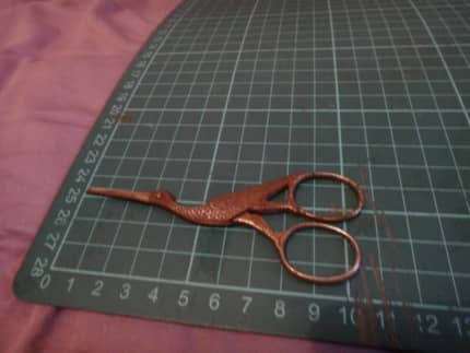 Woolworths Pinking Shears Zigzag Scissors Sewing Original Box Vtg 50s 