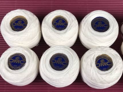 1 Ball Size 80 DMC Cordonnet Special White Ecru Crochet Cotton