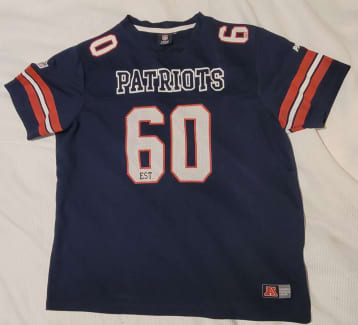 100% Authentic Reebok New England Patriots Tom Brady White Jersey Sz 60