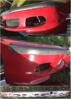 BMW E46 Sedan 318i Vehicle Trim: Tow Hook Cover - BMW E46 3-Series - Std  Bumper - Pre Facelift - Front