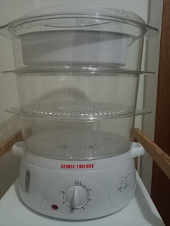how to use george foreman steamer