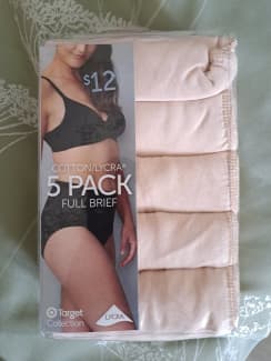 5 Pack Bonds Cottontails Full Brief Extra Lycra Womens Underwear