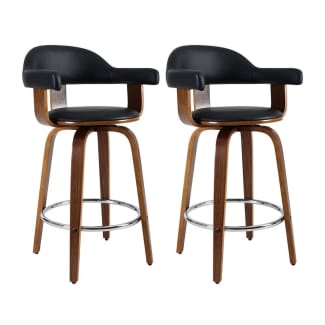 used swivel wood bar stools