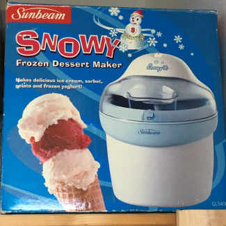 ice cream maker instructions Appliances Gumtree Australia Free Local Classifieds