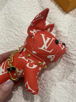 LV Monogram Canvas French Bulldog bag charm/keychain