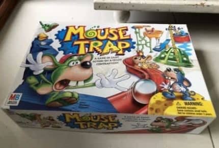 Elefun Mouse Trap Game 2 Replacement Mice Figures Lot Of 3 Mice