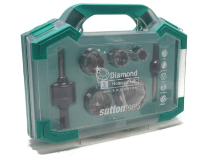 Craftright diamond hole saw set hot sale