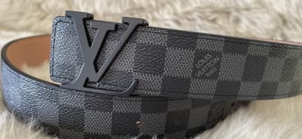 Louis Vuitton Belt Black with silver buckle, Accessories, Gumtree  Australia Wanneroo Area - Wanneroo