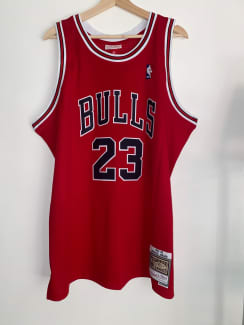 SUPREME / NIKE - NEW w TAGS - Sz L 48 Embroidered NBA Bulls / Lakers Etc.  Jersey