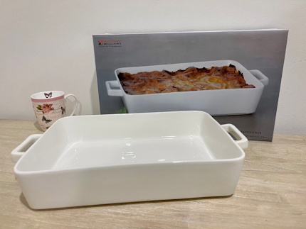 Maxwell & Williams Epicurious Lasagne Dish (36x24.5x7.5cm | White