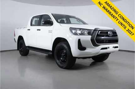 2022 Toyota Hilux GUN126R SR (4x4) White 6 Speed Automatic Double Cab Pick Up