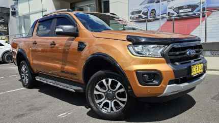 2019 Ford Ranger PX MkIII 2019.75MY Wildtrak Orange 10 Speed Sports Automatic Double Cab Pick Up